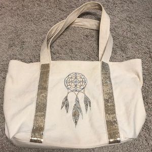 DEUX LUX EMBELLISHED BEACH/POOL TOTE BAG